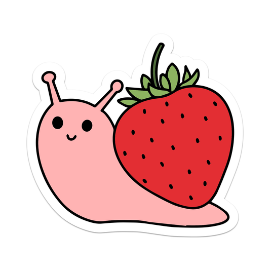 Sticker: Strawberry Snail