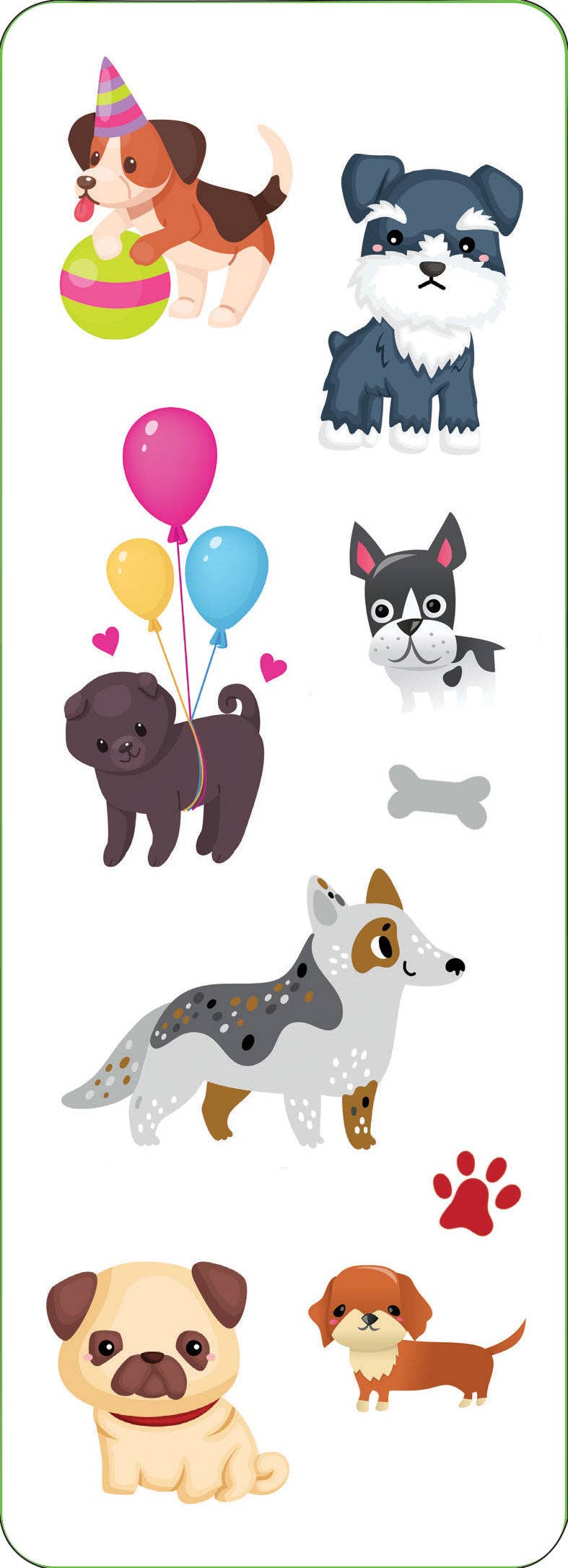 Sticker Set: Puppies