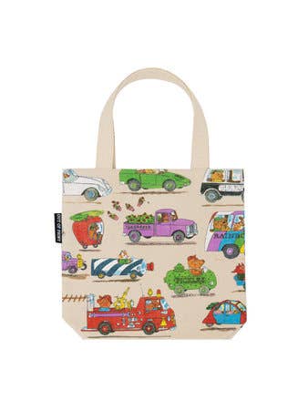 Mini Tote Bag: Richard Scarry - Cars and Trucks