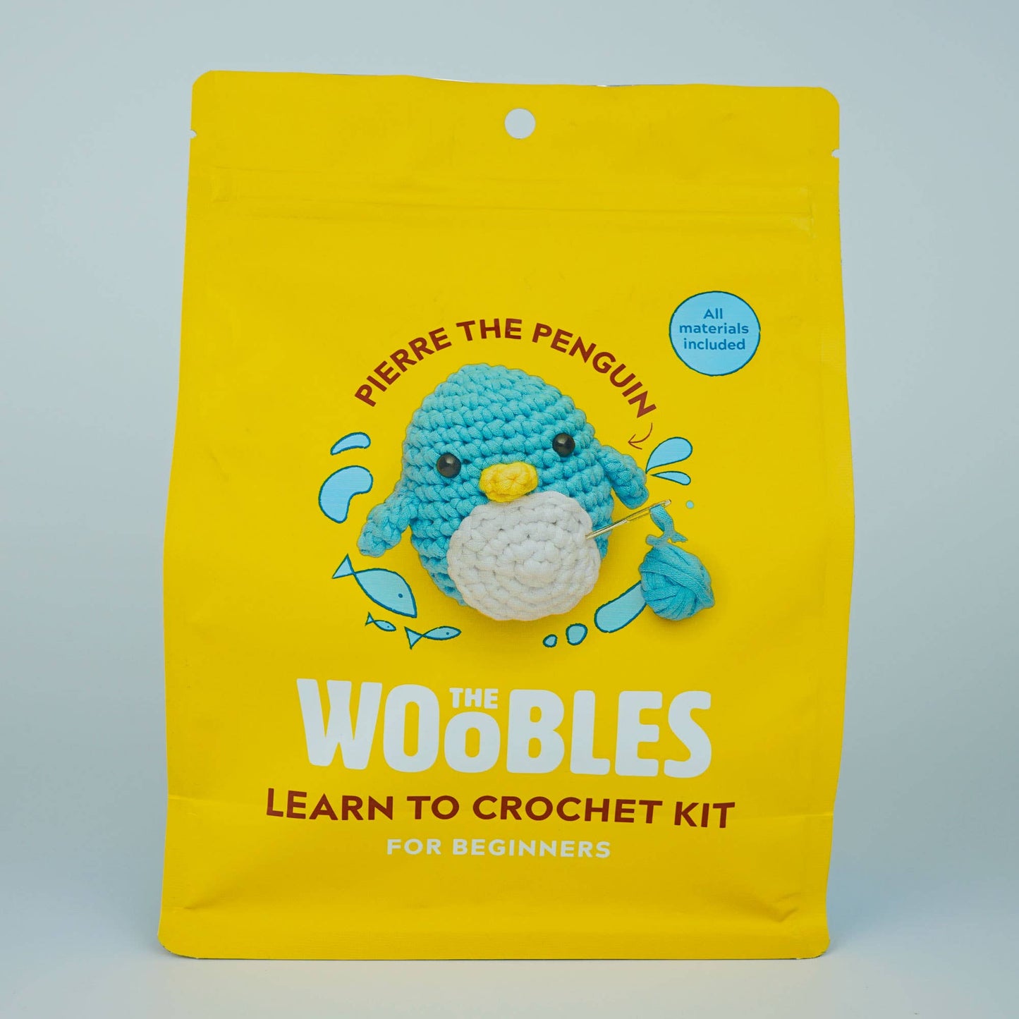 The Woobles - Pierre the Penguin - Beginner Crochet Kit