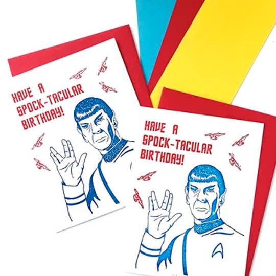 Greeting Card - Birthday: Have A Spock-Tacular Birthday!