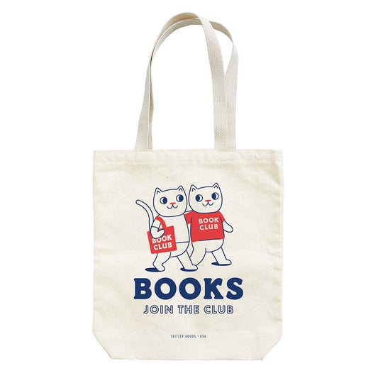 Tote Bag: Book Club Cats