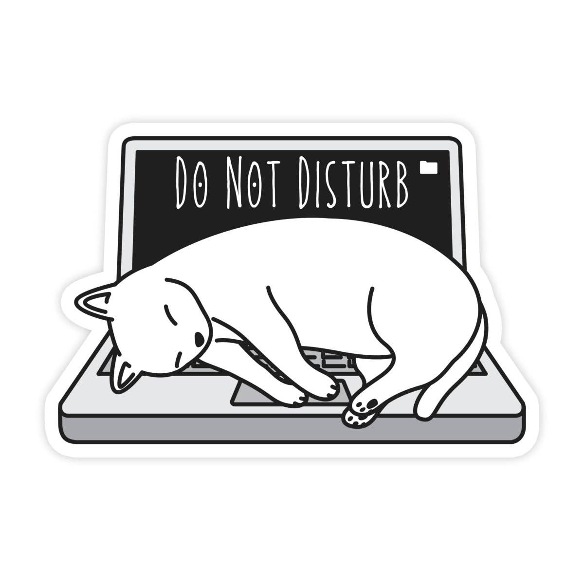 Sticker: Do Not Disturb Cat