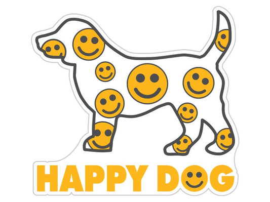 Sticker: Happy Dog