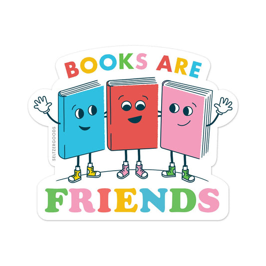 Sticker: Book Friends