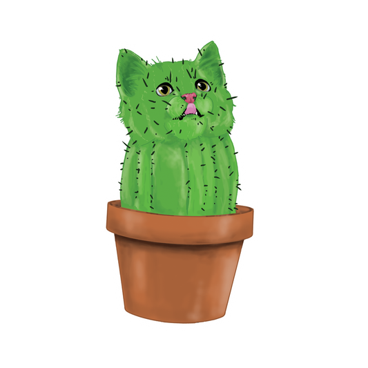 Sticker: Cacti Cat