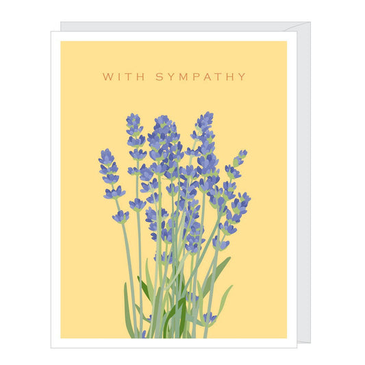 Greeting Card - Sympathy: Lavender