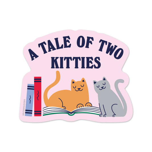 Sticker: A Tale of Two Kitties