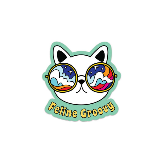 Sticker: Feline Groovy