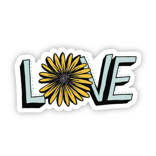 Sticker: Love with Sunflower