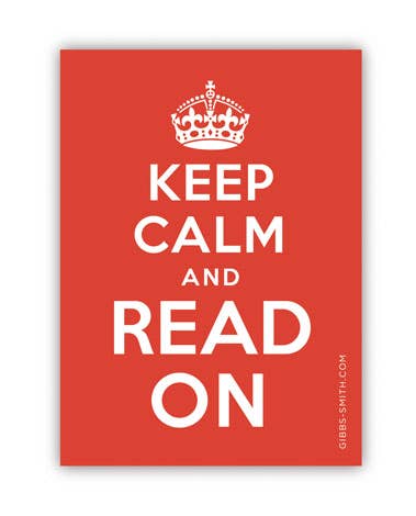 Sticker: Keep Calm And Read On