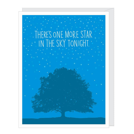 Greeting Card - Sympathy: One More Star