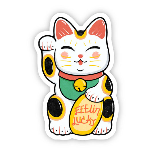 Sticker: Feelin Lucky Cat