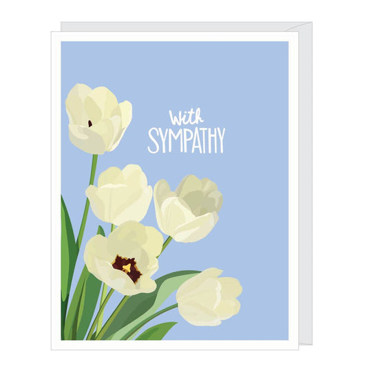 Greeting Card - Sympathy: Tulips