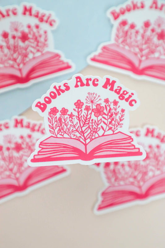 Sticker: Books Are Magic Sticker