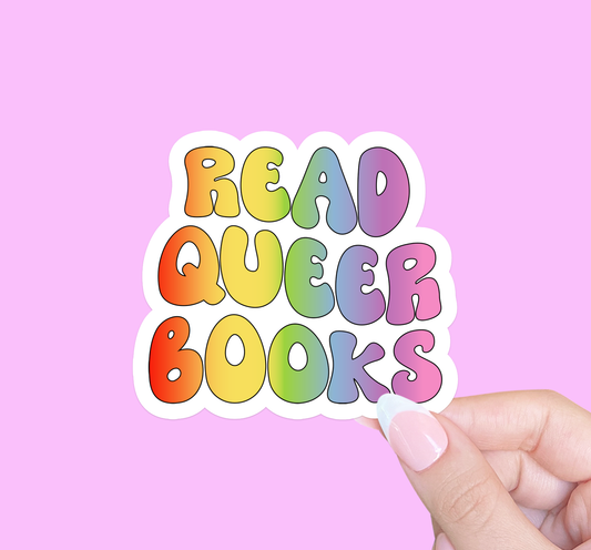 Sticker: Read Queer Books